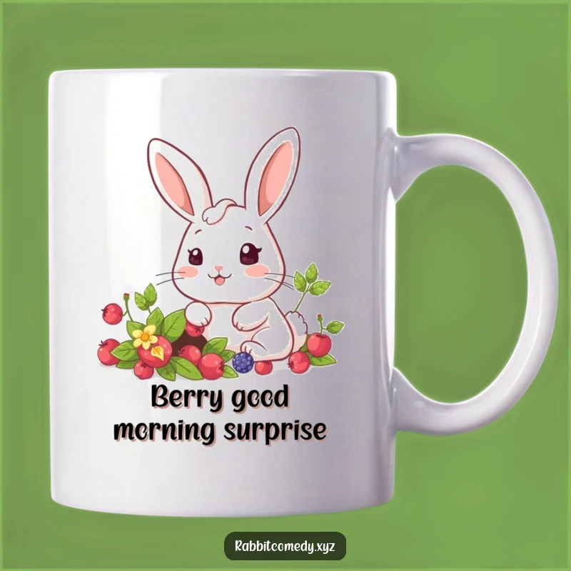 Funny Kawaii Rabbit Berry Surprise Mug: A Shockingly Cute Discovery Gift
