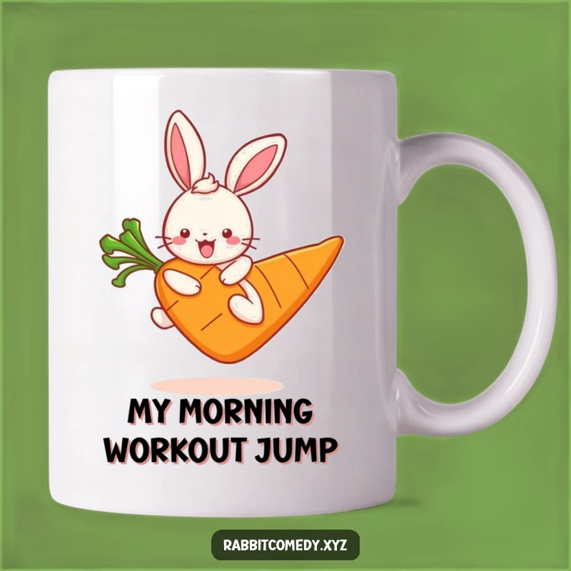 Funny Kawaii Rabbit Carrot Hop Mug: The Perfect Gift for Joyful Mornings