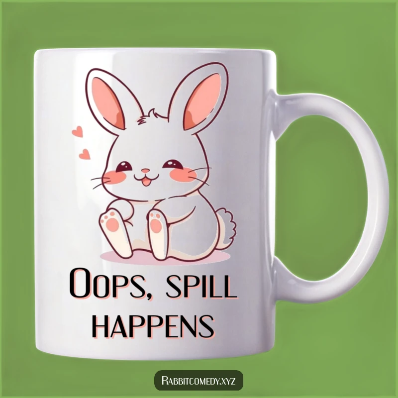 Funny Kawaii Rabbit Tripping Mug: A Hilarious Gift for Clumsy Charm
