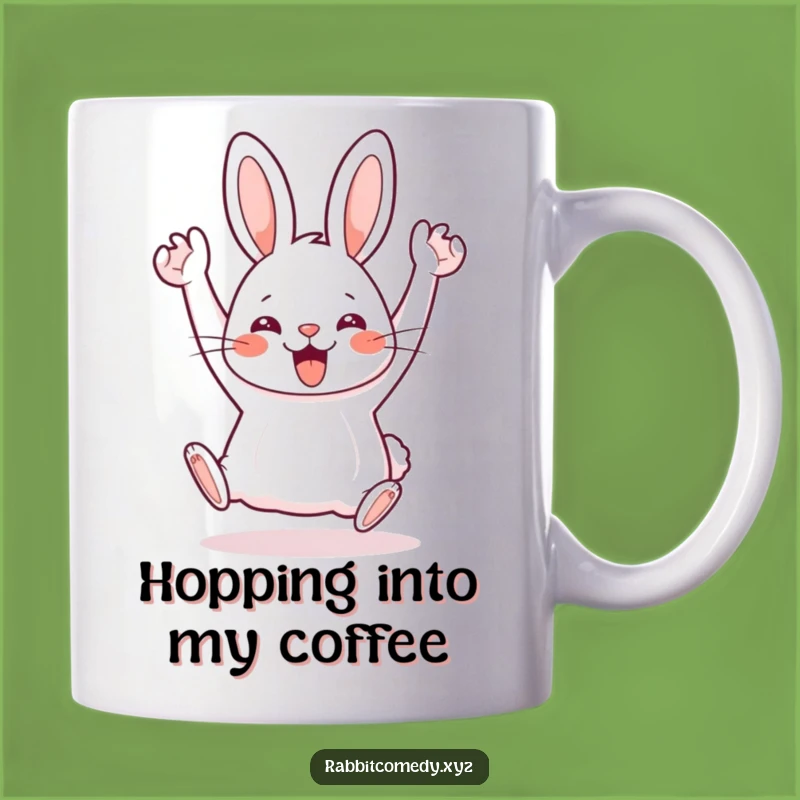 Funny Kawaii Rabbit Hop Mug: Silly Celebration, Pure Joy, Perfect Gift