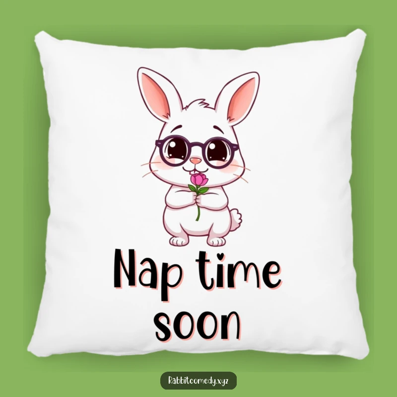 Funny Tipsy Rabbit Pillow: Cozy Wobbling Flower Holder - A Hilarious Gift!