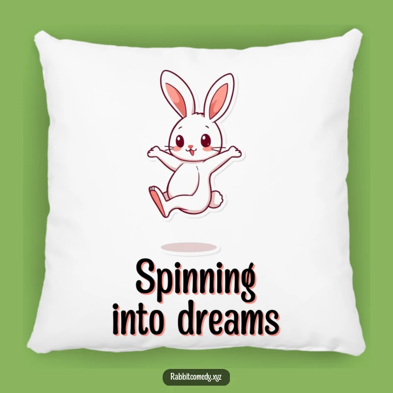 Funny Spinning Rabbit Pillow: Snuggle Up with This Dizzy Friend