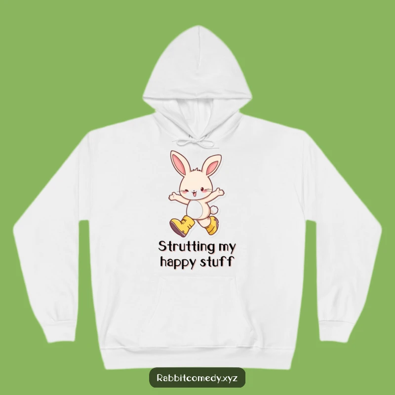 Cozy Funny Rabbit Boots Hoodie - Delightful Skipping Gift