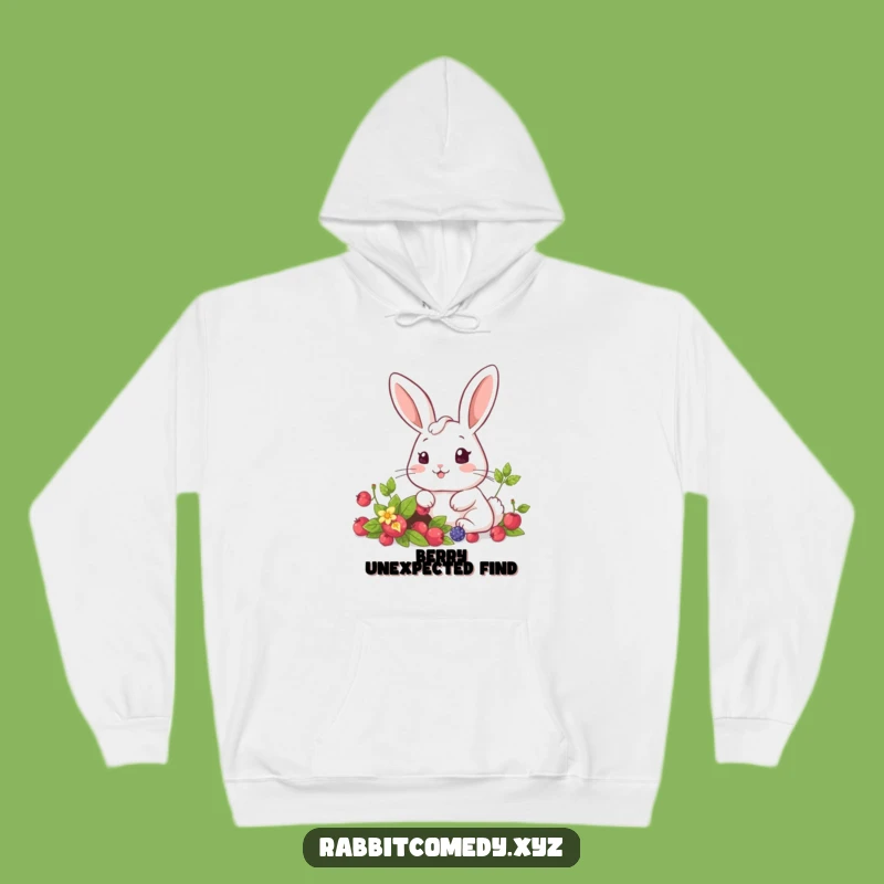 Funny Kawaii Rabbit Berry Discovery Hoodie: Cozy Up with Sweet Surprises