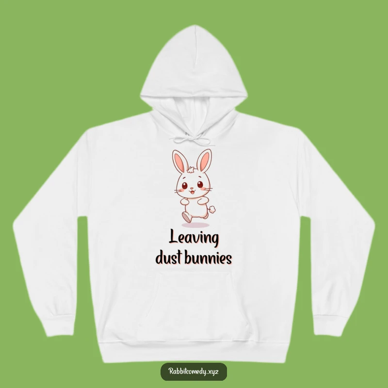 Funny Dashing Rabbit Hoodie: Cozy Up with This Speedy Design