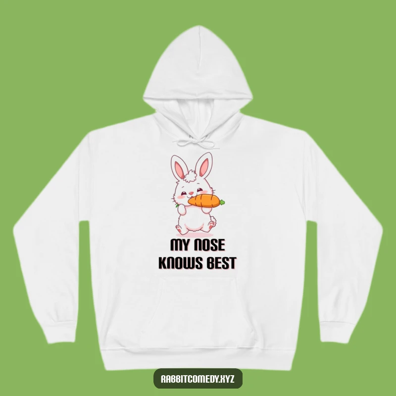 Funny Rabbit Carrot Hoodie: Stay Cozy with this Hilarious Bouncing Bunny