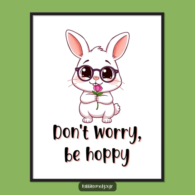 Free Printable Wall Art: Tipsy Rabbit Humor, Funny Downloadable Decor Gift!