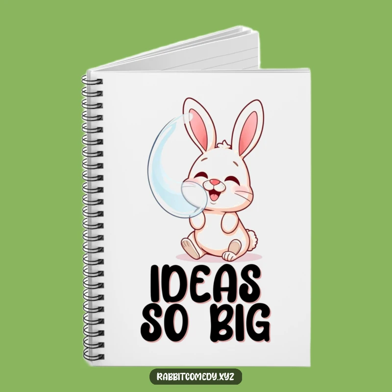 Funny Giggling Rabbit Bubble Notebook: Reflective Journal