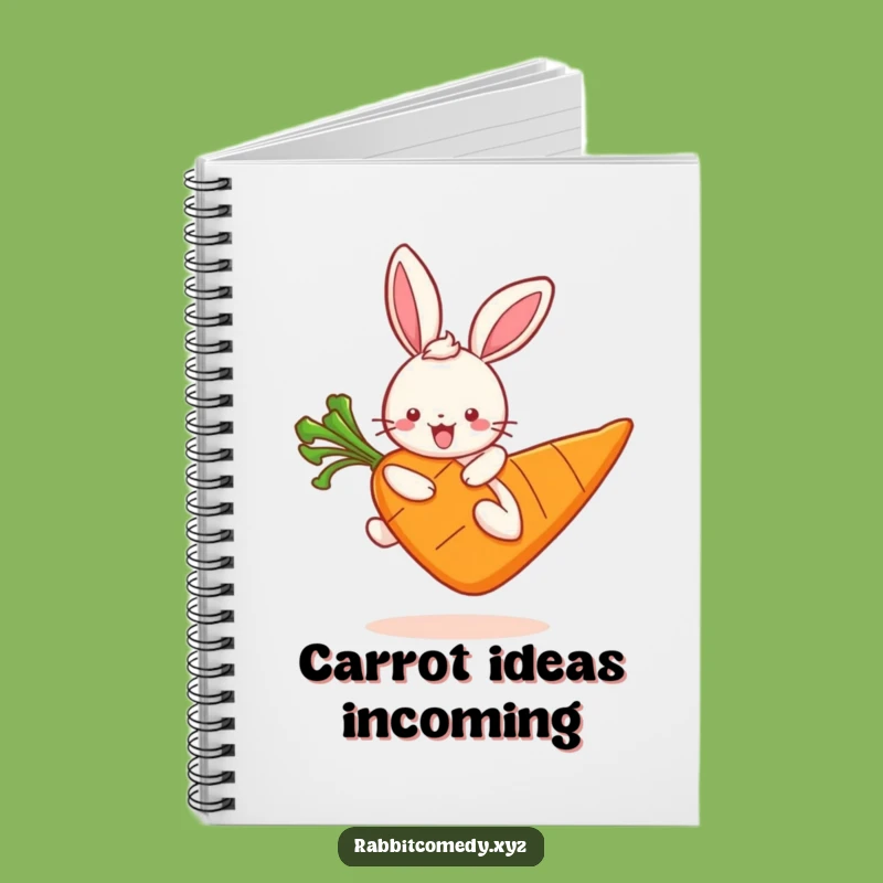 Funny Kawaii Rabbit Carrot Ideas Notebook: Jot Down Your Joyful Thoughts