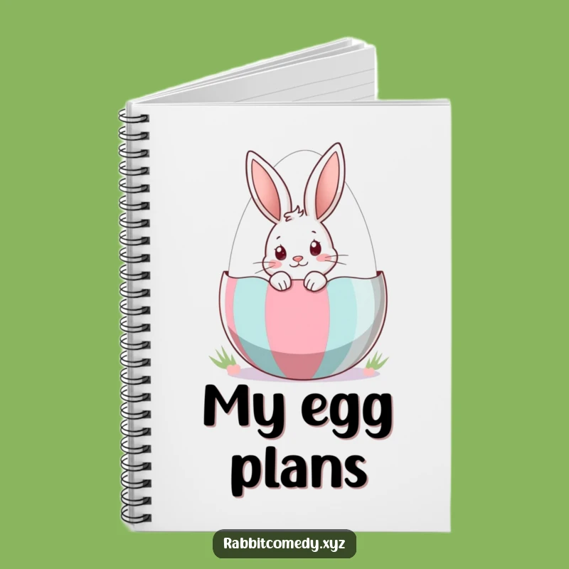Funny Easter Rabbit Notebook: Curious Peeking Bunny Journal, Hilarious Gift