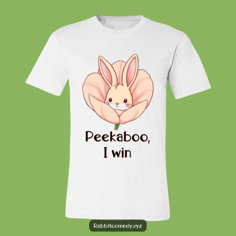 Funny Curious Rabbit T-Shirt, Hilarious Nature-Inspired Shirt for a Quirky Look